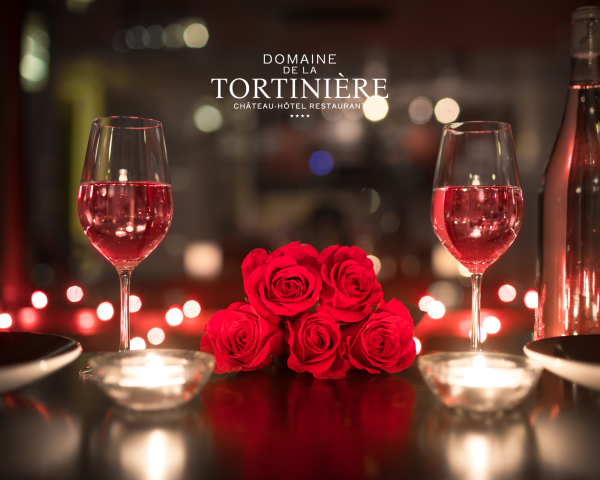 Menu saint valentin domaine de la tortiniere 2025